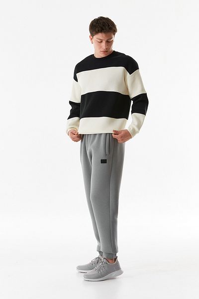 Fulla Moda Φούτερ Color Block Crew Neck