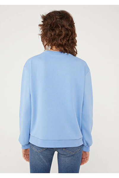 Mavi Bisiklet Yaka Mavi Basic Sweatshirt 1610198-444