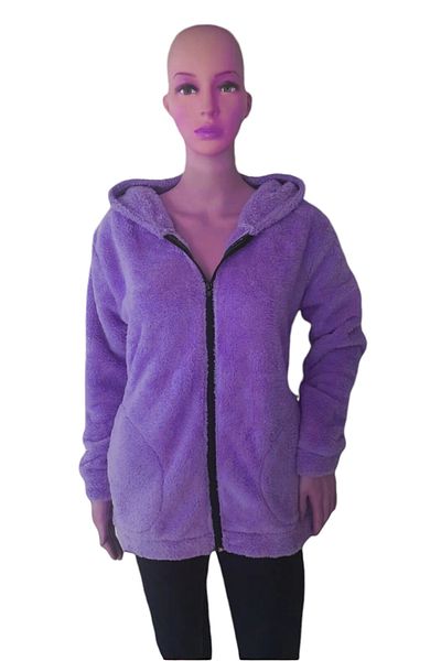 Sweets Collection Jachetă de damă cu glugă Wellsoft Plush Liliac