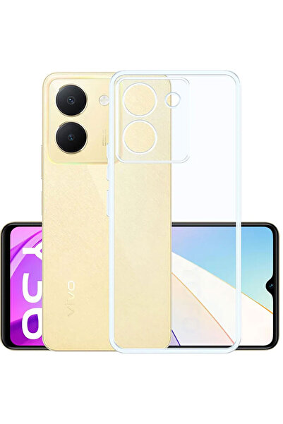 CEPSTOK Vivo Y36 Kılıf Şeffaf Kamera Korumalı Yumuşak Silikon