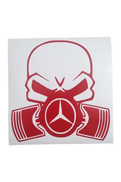 meristeed Sticker Vehicle Modified,For Glass and All Smooth Surfaces Mrcds Skull Model 950432