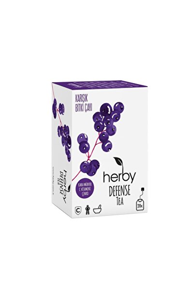Herby Defense Tea Kara Mürver Bitki Çayı 2'li Paket