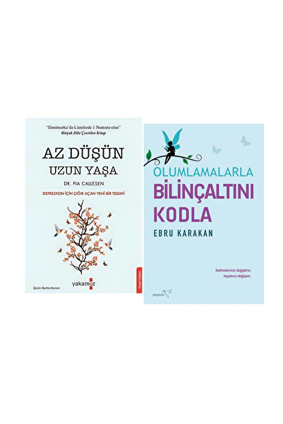 Müptela Yayınları Az Düşün Uzun Yaşa + Olumlamalarla Bilinçaltını Kodla 2 Kit...