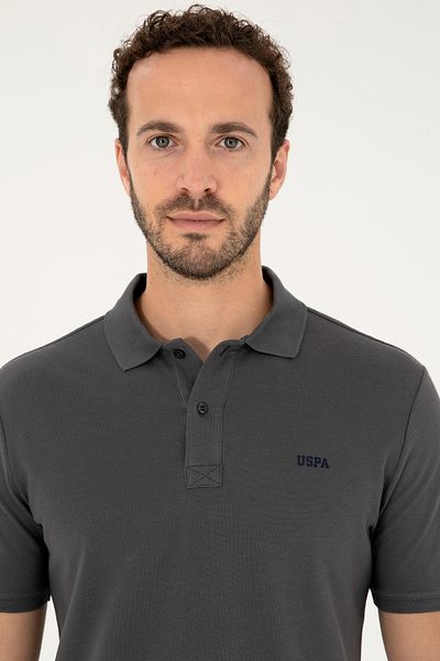 U.S. Polo Assn. Ανδρικό μπλουζάκι Basic σε χρώμα Anthracite - 50284641-VR006