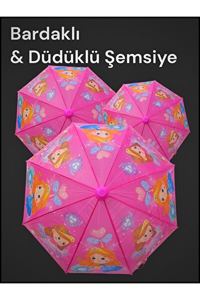 Rainwalker 8 Telli Bardaklı Ve Düdüklü Çocuk Şemsiyesi