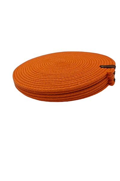 Essme Collection 6 bucăți portocaliu iuta placă / American Service Lux Prezentare farfurie Coaster