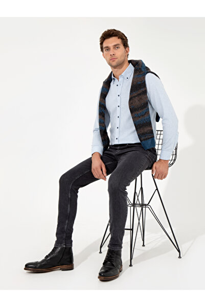 Cacharel Açık Mavi Slim Fit Uzun Kollu Gömlek 50256919-VR003