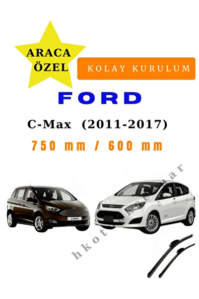 Mfk C-Max  (2011-2017) Araca Özel Sİlecek Ön İki
