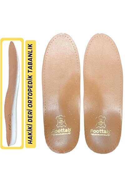 YeferStore Ortopedik Deri Ayakkabı Tabanı, Ark Takviyeli İçe Basma Tabanlık, ...