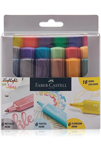 Faber Castell مجموعة خاصة من أقلام التحديد Fc 18x Pack