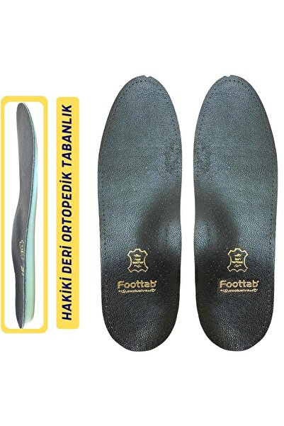 YeferStore Ortopedik Deri Ayakkabı Tabanı, Ark Takviyeli İçe Basma Tabanlık, ...