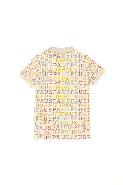 U.S. Polo Assn. تي شيرت للأولاد بياقة بولو حجرية 50284798 -vr049