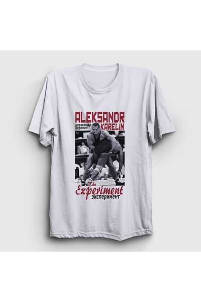 Presmono Λευκό μπλουζάκι Unisex UFC MMA Wrestling Aleksandr Karelin - 497188 ττ