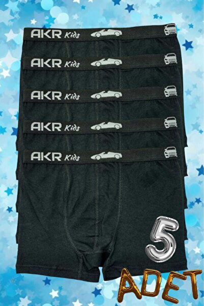 Mood Agenda Boxer pentru băiat din bumbac, elastan, pachet de 5