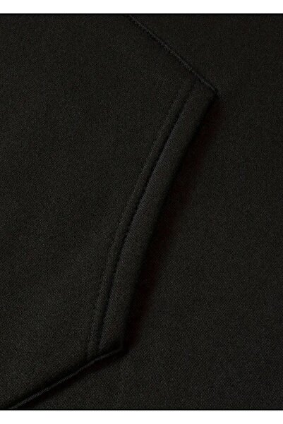 caddekombin Palm Tree Printed Hooded Sweatshirt with Pockets