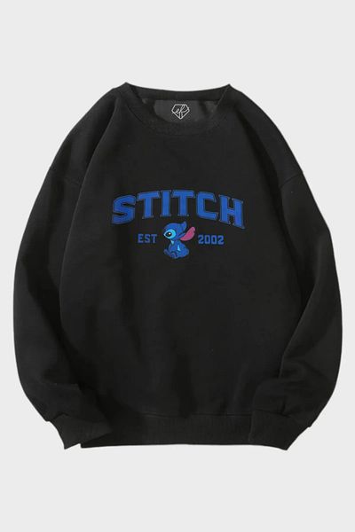Gofeel Φούτερ 3 Thread Raster Angel & Stitch Couple Lover