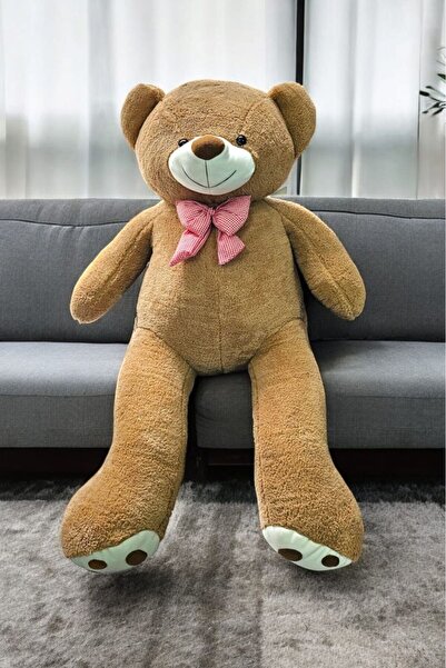 Mellito Sevimli Kahverengi Şişman Peluş 130 cm Ayı Oyuncak Ayıcık En Güzel He...