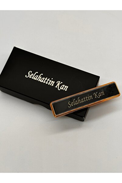 Bymiel Kişiye Özel Kutusunda Slim Şarjlı Çakmak