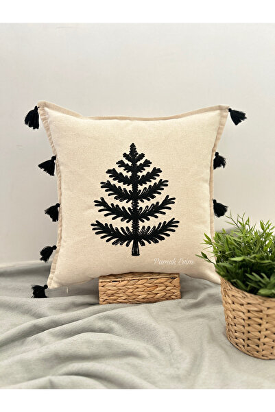 Pamuk Evim Lenjerie 43x43 Dimensiune Defne Model Decorativ Husa de Perna