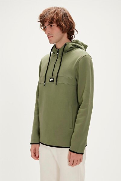 Bad Bear Defence Half-zip Hoodie Erkek Sweatshirt