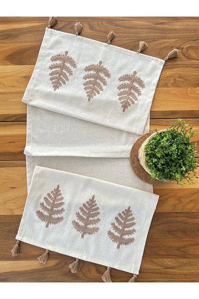Pamuk Evim 45x120 Linen Laurel Model Runner
