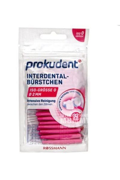 prokudent 0.2 Mm Pink Tooth Interface Brush - 32 Pieces
