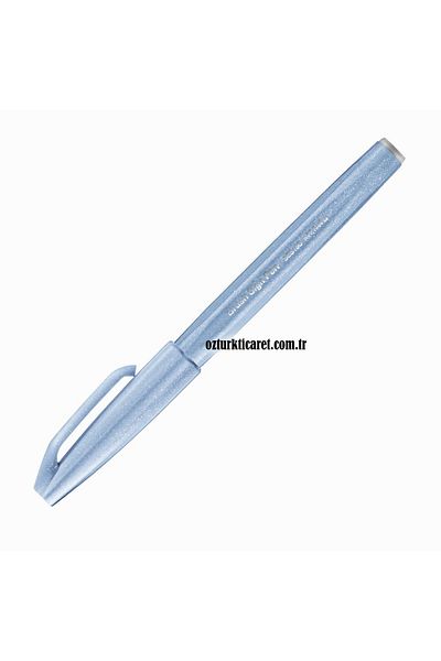 Pentel Brush Sign Pen Touch Gray Blue