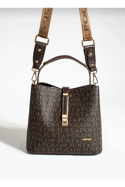 Just Polo Pera Bag Women's Coffee Bag Wallet Combination Tm1165 2055