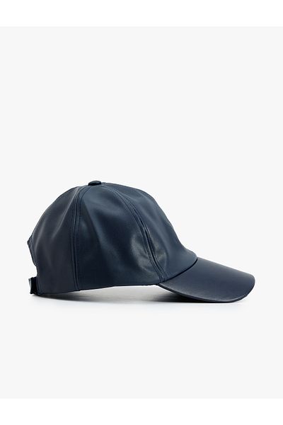 Koton Faux Leather Cap Hat
