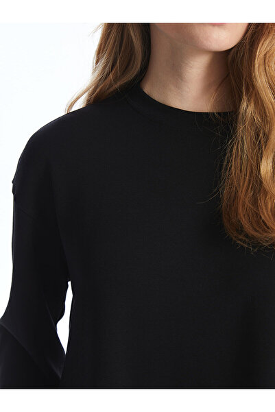 LC Waikiki Lcw Crew Neck Plain Oversize Women's Sweatshirt