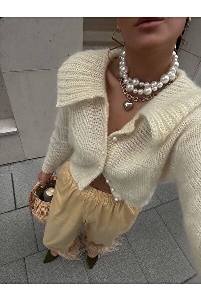 Jerberaa takı Tasarım ikili inci kolye ( iri incili )