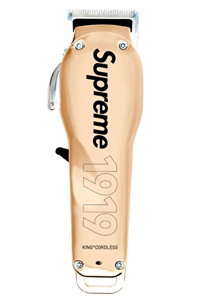 Supreme 1919 King Cordless Tıraş Makinesi Kablosuz Saç Sakal Kesim Tasarım Ma...