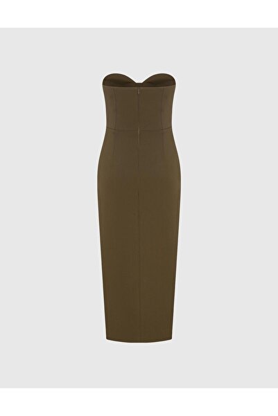 İLVİ Madeliene Women's Khaki Dress