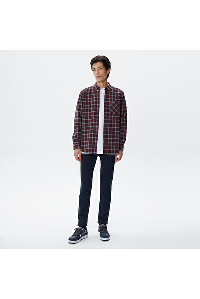 Lacoste Erkek Slim Fit Lacivert Jean Pantolon