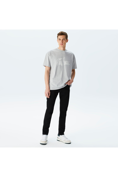 Lacoste Erkek Slim Fit Siyah Jean Pantolon