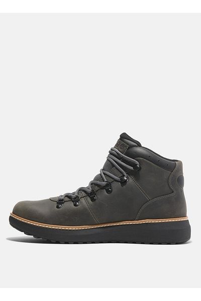Timberland Δερμάτινες Γκρι Ανδρικές Μπότες HUDSON ROAD MID LACE UP ΑΔΙΑΒΡΟΧΟ