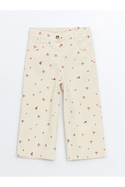LC Waikiki Lw - Elastic Waist Printed Baby Girl Pants