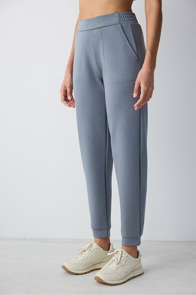 Penti Γκρι λεπτομέρεια τσέπης Silky Touch Sweatpants