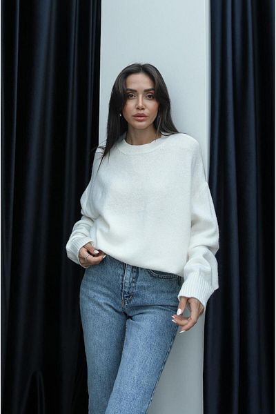 Havoş Πουλόβερ Ecru Kelly Oversize