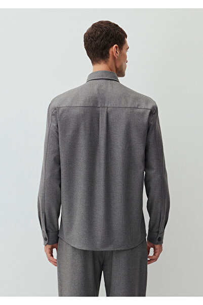 Mavi Gri Gömlek Regular Fit / Normal Kesim 0211279-80024
