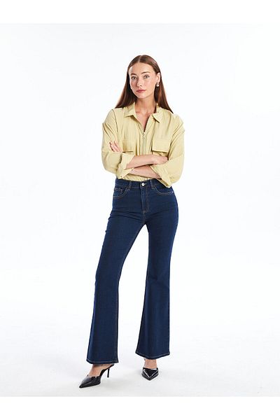 LC Waikiki Pantaloni de jeans pentru femei Lcwk Slim Fit Flare