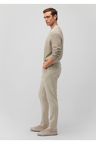 Mavi Marcus Powder Gray Comfort Gabardine Trousers 0035131024