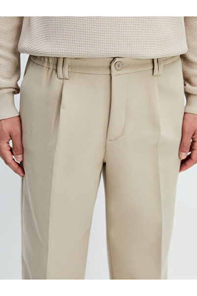 LC Waikiki LCW Vision Beige - Ανδρικό παντελόνι χαλαρής εφαρμογής