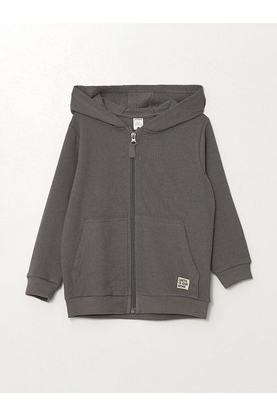 LC Waikiki LCW Hooded Long Sleeve Baby Boy Zipper Sweatshirt