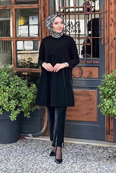 NAKİ NAKİ & MASCARA Tunik 45MK2127 Siyah