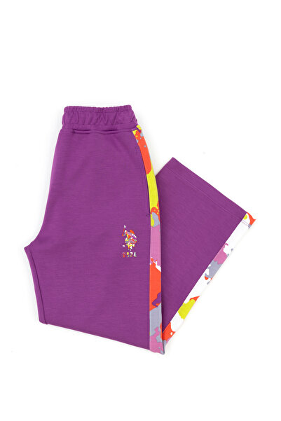 U.S. Polo Assn. Kız Çocuk Mor Eşofman Altı 50284505-VR038