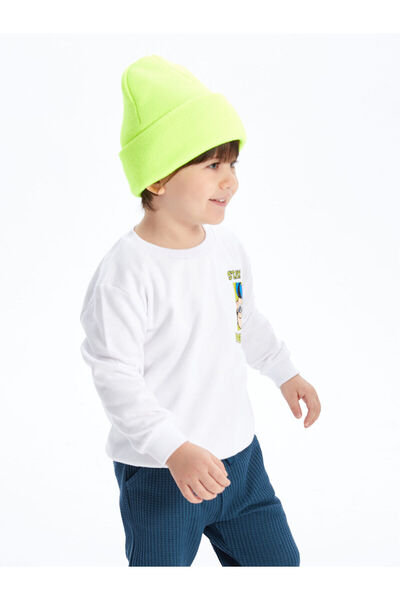 LC Waikiki Φούτερ για μωρό αγόρι με μακρυμάνικη λαιμόκοψη LCW