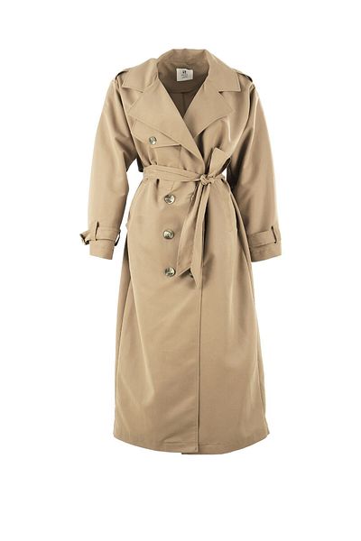 Pilea Fayette Beige Women's Trench Coat