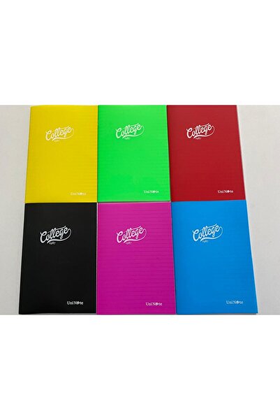 ÇINAR DEFTER A5 40 Yaprak Çizgili Okul Defteri 6 Adet