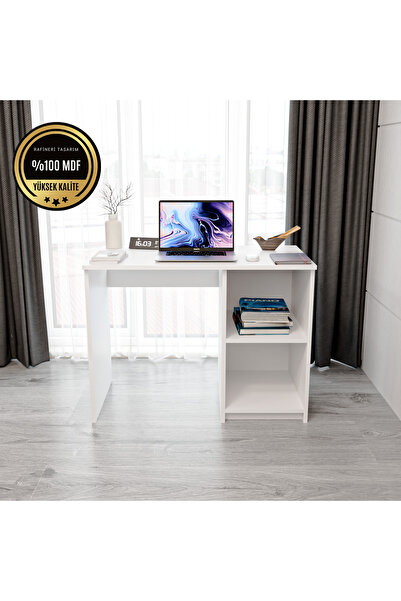 rafineritasarım MATİLDA Çalışma masası raflı kapaksız modern tasarım
